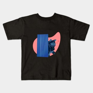 Sneaky Cat Spooky~ Kids T-Shirt